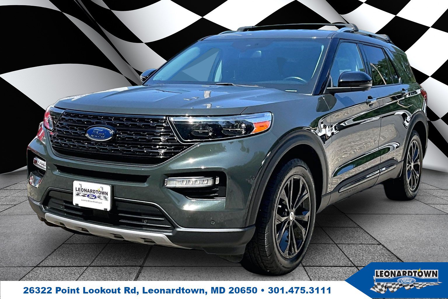 Certified 2022 Ford Explorer Limited w/ Equipment Group 301A AWD/4WD image 1