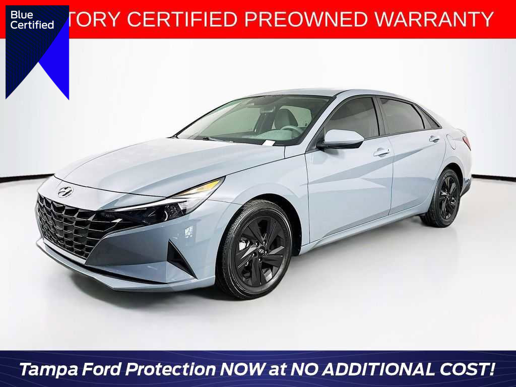 Used 2021 Hyundai Elantra Blue w/ Cargo Package image 1