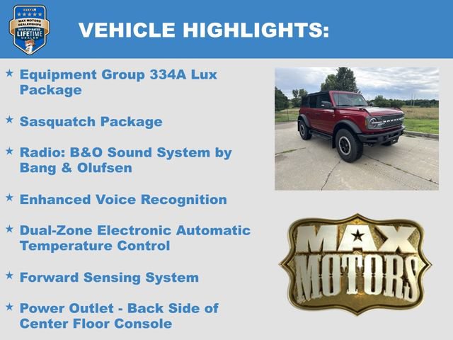 Certified 2021 Ford Bronco Badlands AWD/4WD image 6