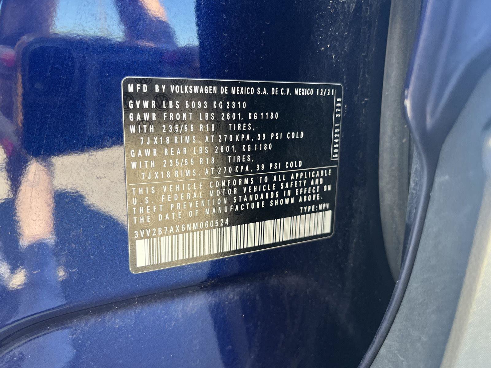 Used 2022 Volkswagen Tiguan SE AWD/4WD image 29