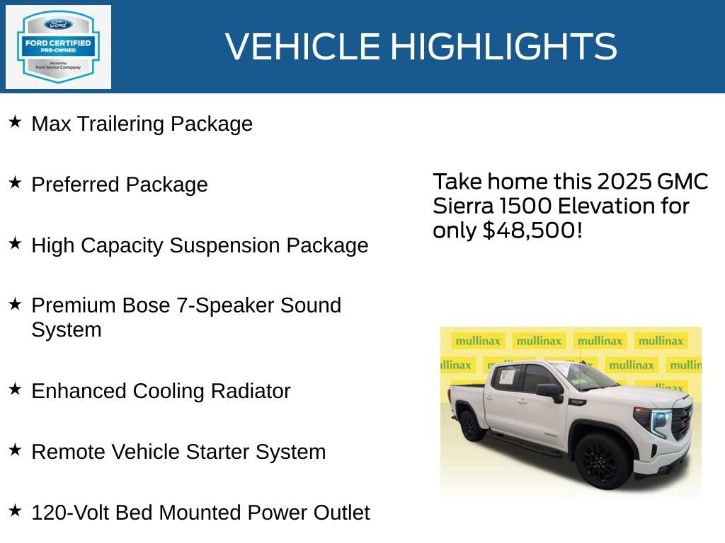 Used 2025 GMC Sierra 1500 Elevation w/ Preferred Package AWD/4WD image 23