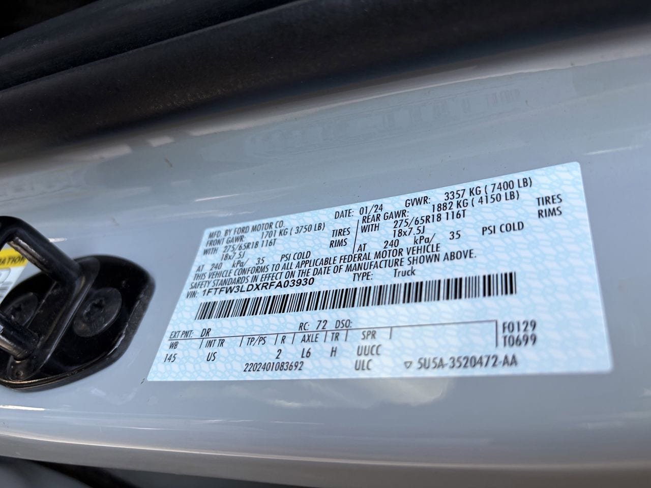Certified 2024 Ford F150 XLT w/ Mobile Office Package AWD/4WD image 17
