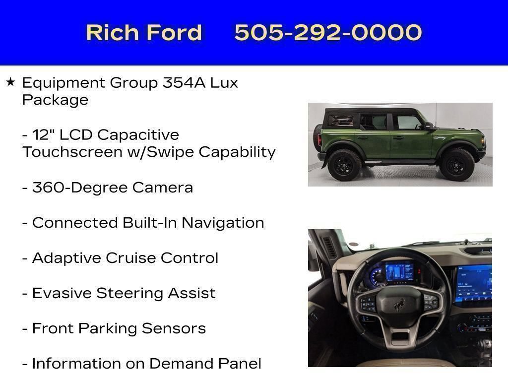 Certified 2023 Ford Bronco Wildtrak AWD/4WD image 61