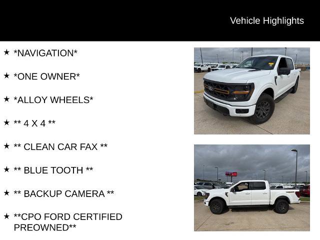 Certified 2024 Ford F150 Tremor w/ Tow/Haul Package image 4