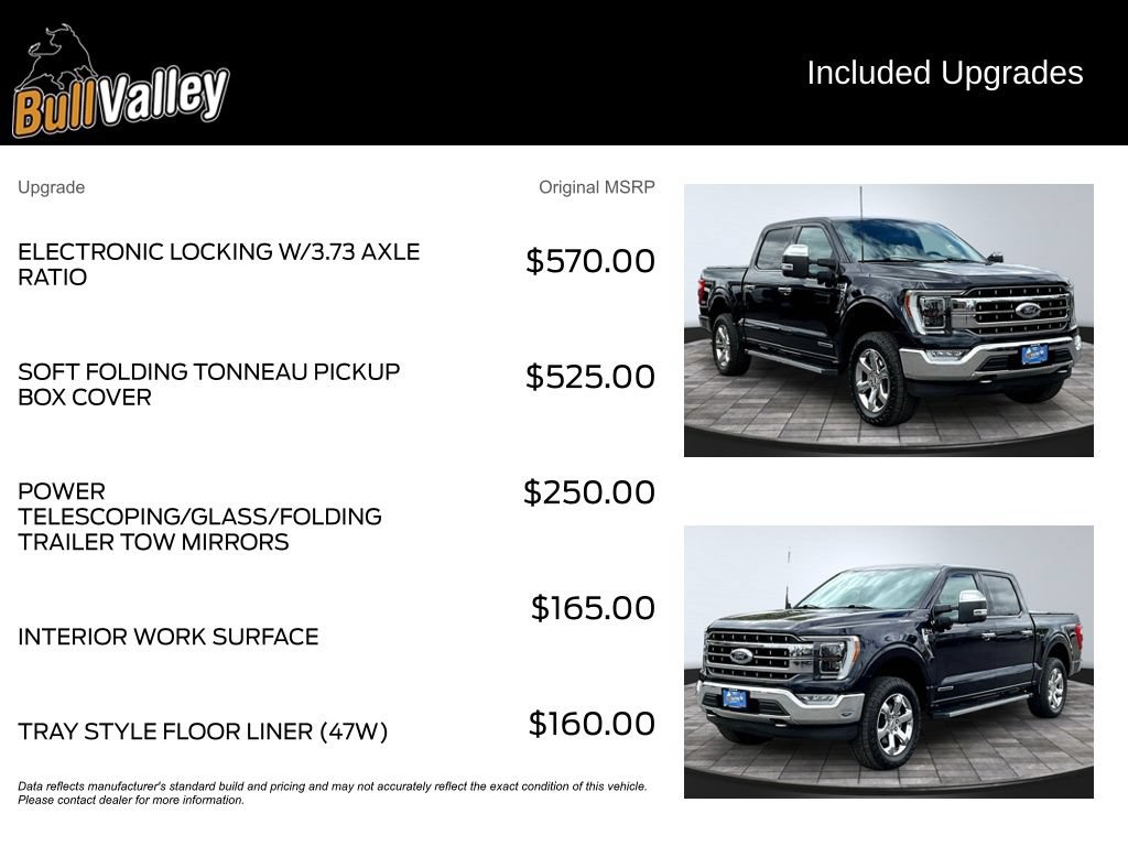 Certified 2021 Ford F150 Lariat w/ Equipment Group 502A High AWD/4WD image 12