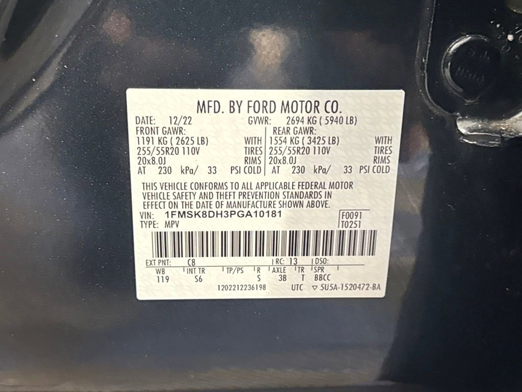 Certified 2023 Ford Explorer XLT w/ Equipment Group 202A image 32