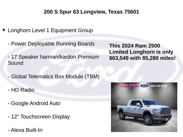 Used 2024 RAM 2500 Limited w/ Towing Technology Group image 7