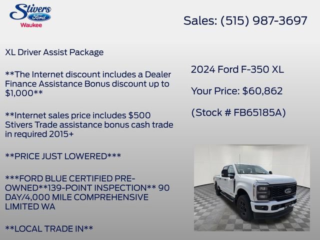 Certified 2024 Ford F350 XL w/ STX Appearance Package image 26