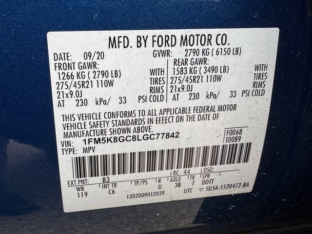 Certified 2020 Ford Explorer ST w/ ST Street Pack image 8