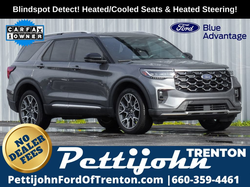 Certified 2025 Ford Explorer Platinum w/ Ultimate Package