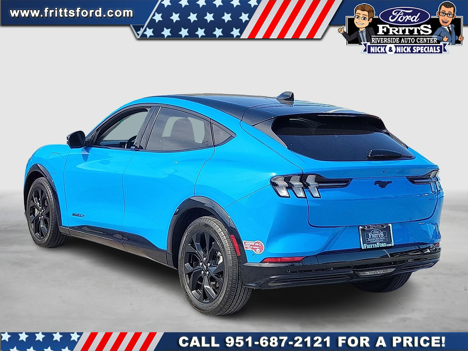 Certified 2023 Ford Mustang Mach-E Premium w/ Mustang Nite Pony Package RWD image 3