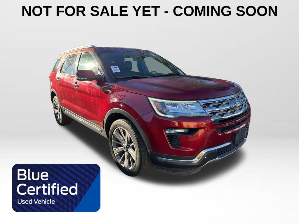 Certified 2018 Ford Explorer Limited w/ Ford Safe & Smart Package