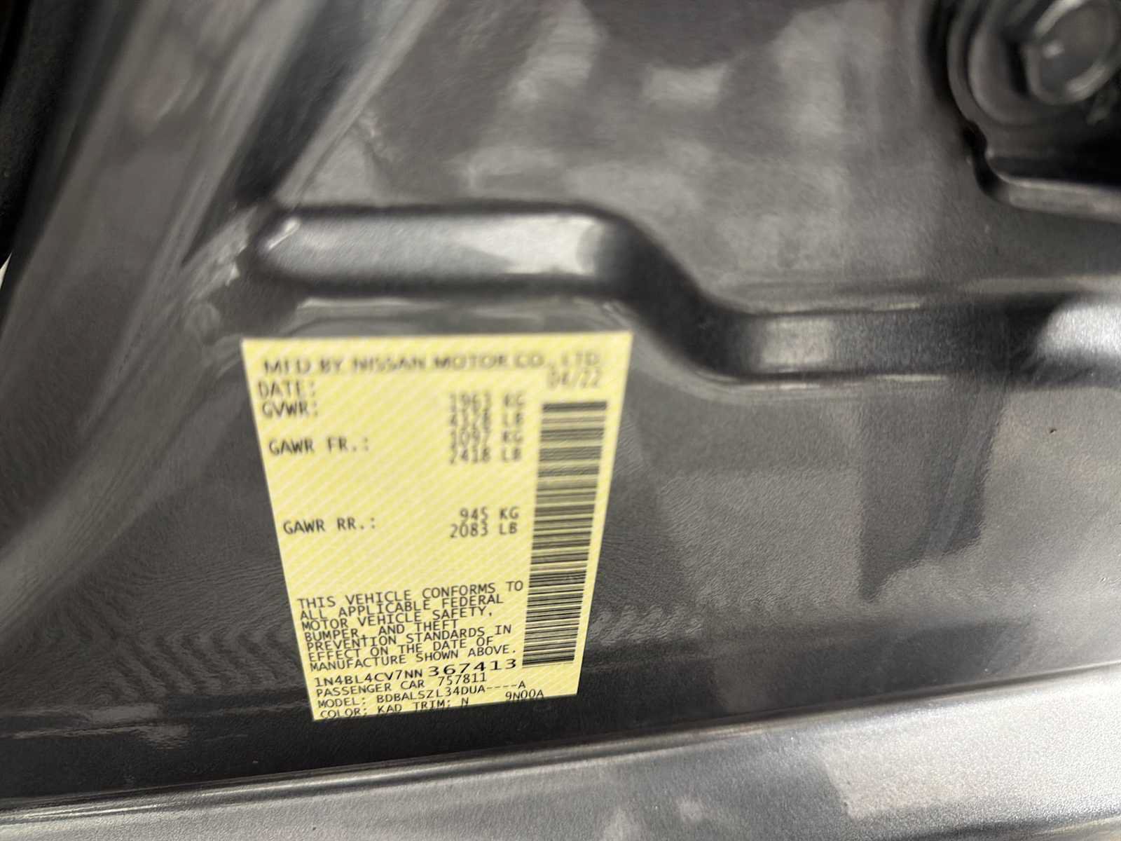 Used 2022 Nissan Altima 2.5 SR FWD image 33