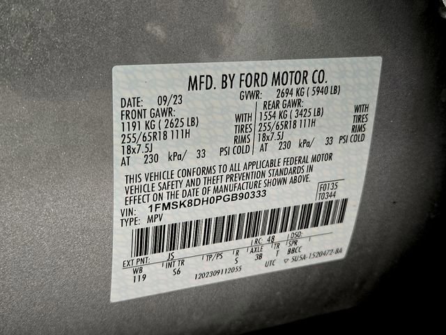 Certified 2023 Ford Explorer XLT w/ Equipment Group 202A image 27