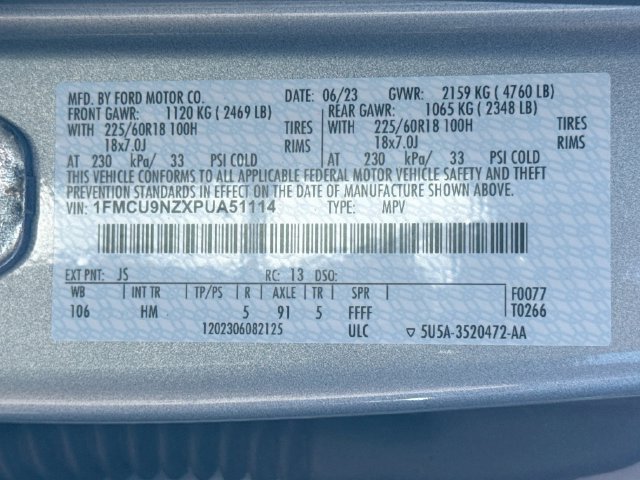 Certified 2023 Ford Escape ST-Line Select w/ Tech Pack #1 AWD/4WD image 41