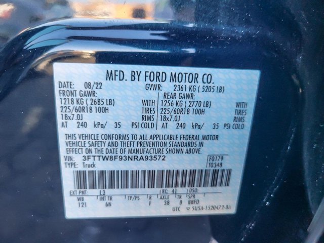 Certified 2022 Ford Maverick Lariat w/ Lariat Luxury Package image 29