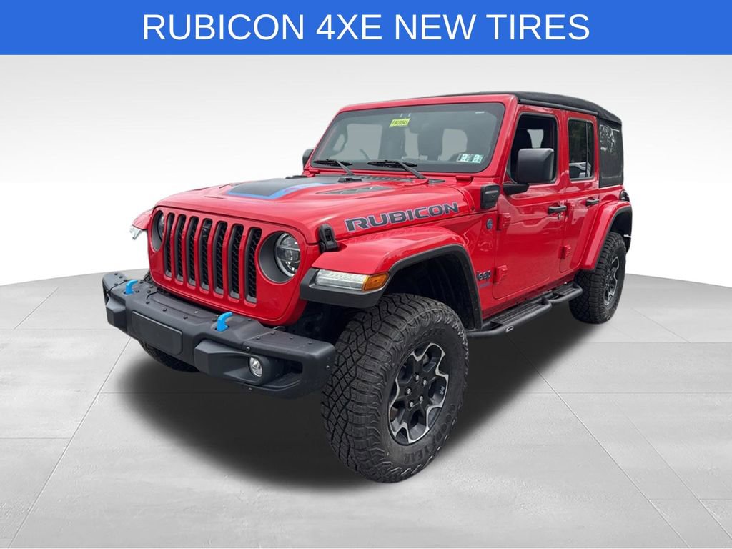 Used 2021 Jeep Wrangler Unlimited Rubicon 4xe w/ Steel Bumper Group