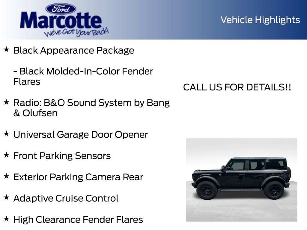 Certified 2025 Ford Bronco Outer Banks w/ Sasquatch Package AWD/4WD image 13