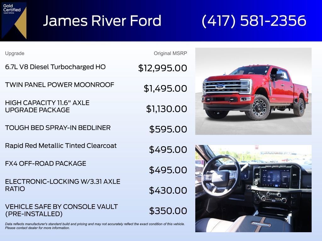 Certified 2024 Ford F250 Platinum AWD/4WD image 6