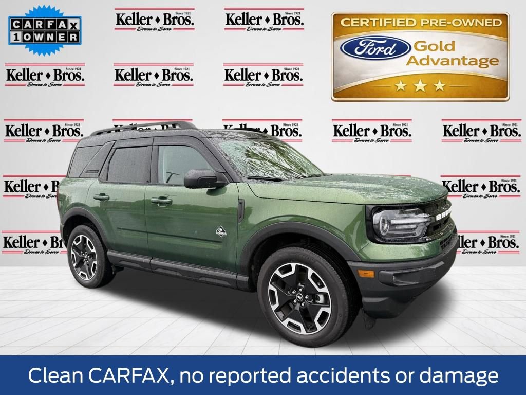 Certified 2023 Ford Bronco Sport Outer Banks w/ Tech Package AWD/4WD video 1