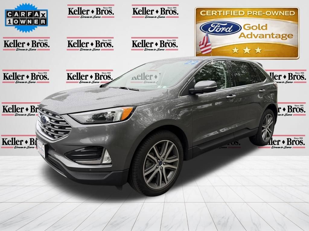 Certified 2022 Ford Edge Titanium AWD/4WD image 3