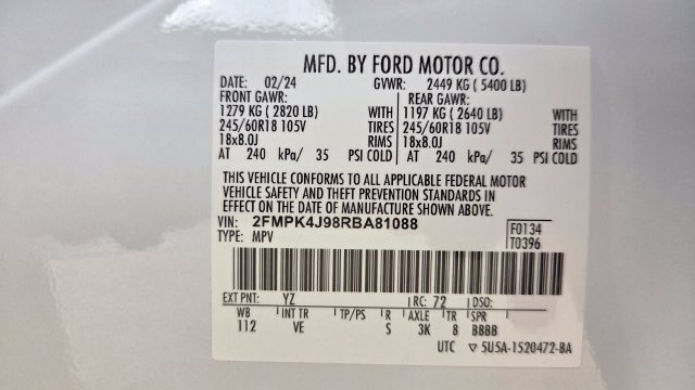 Certified 2024 Ford Edge SEL AWD/4WD image 23