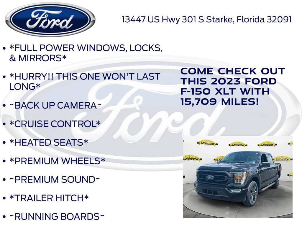 Certified 2023 Ford F150 XLT w/ Equipment Group 302A High AWD/4WD image 12