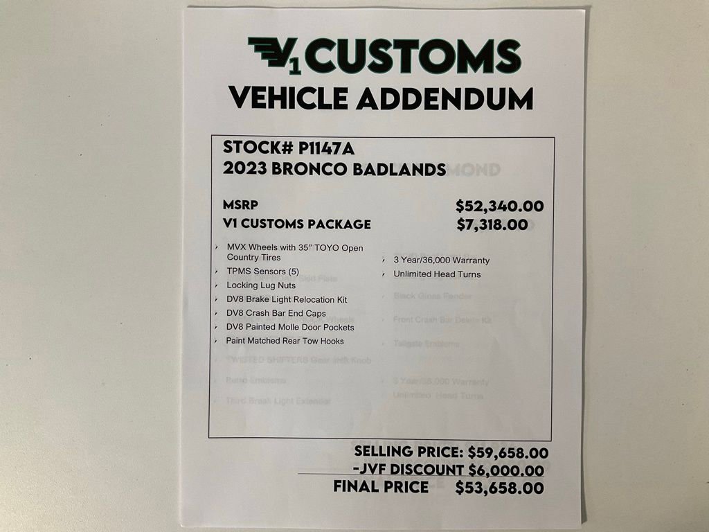 Certified 2023 Ford Bronco Badlands image 22