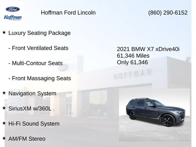 Used 2021 BMW X7 xDrive40i AWD/4WD image 10