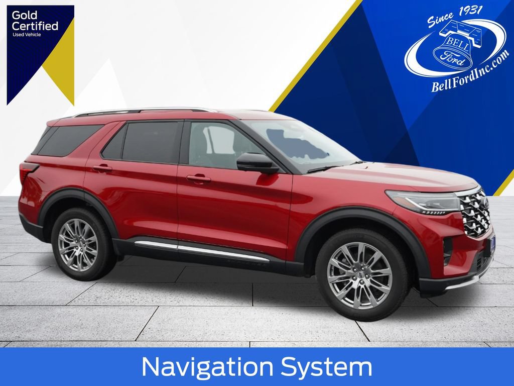 Certified 2025 Ford Explorer Platinum AWD/4WD image 1