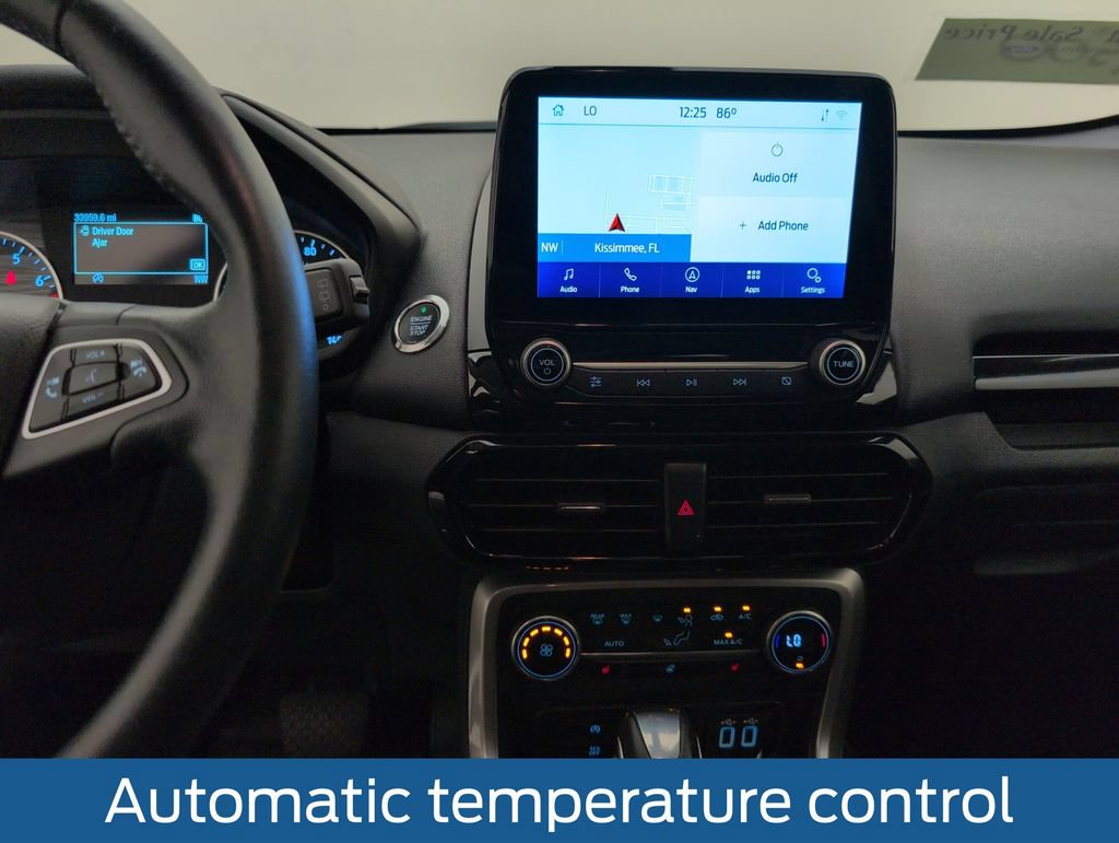Certified 2022 Ford EcoSport Titanium w/ Interior Protection Package AWD/4WD image 19
