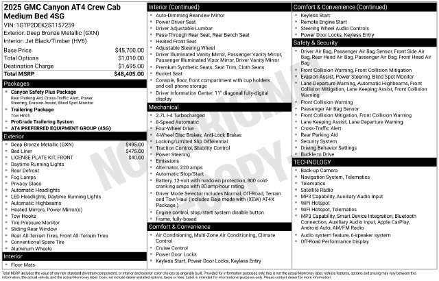 Used 2025 GMC Canyon AT4 AWD/4WD image 35