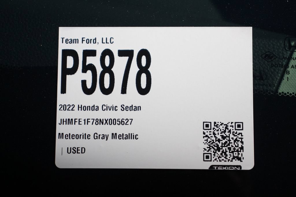 Used 2022 Honda Civic EX image 30