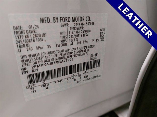 Certified 2024 Ford Edge SEL image 33