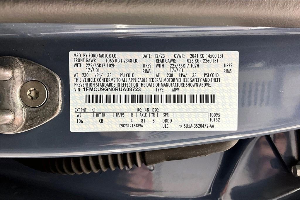 Certified 2024 Ford Escape Active w/ Tech Pack #2 image 35