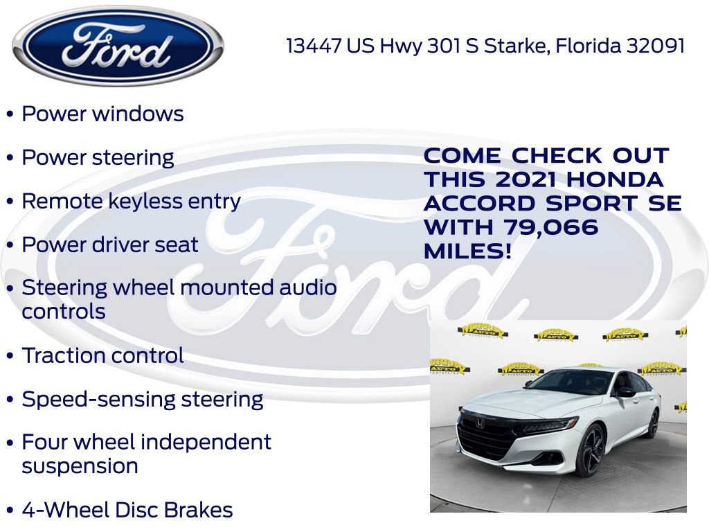 Used 2021 Honda Accord Sport Special Edition image 22