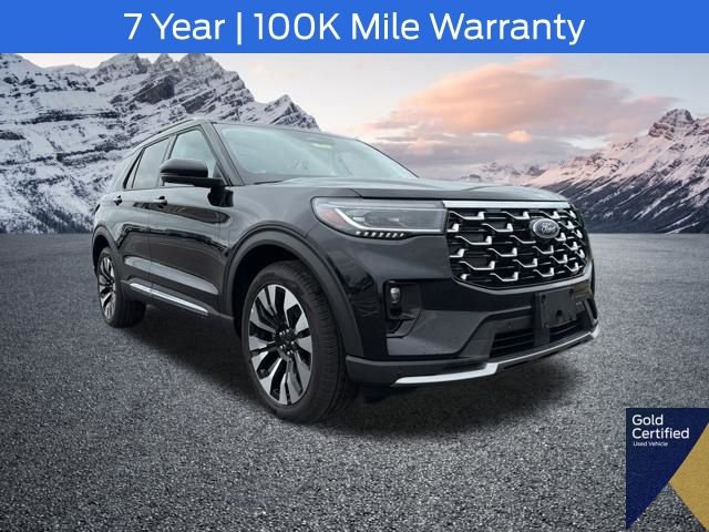 Certified 2025 Ford Explorer Platinum w/ LUX Leather Package