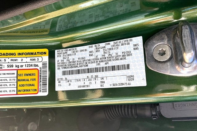 Certified 2024 Ford Bronco Outer Banks AWD/4WD image 18