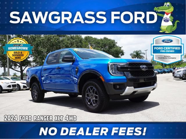 Certified 2024 Ford Ranger XLT w/ Trailer Tow Package AWD/4WD image 1