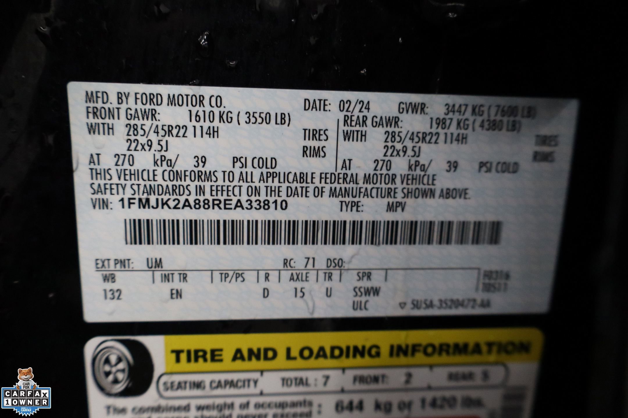 Certified 2024 Ford Expedition Max Limited AWD/4WD image 40