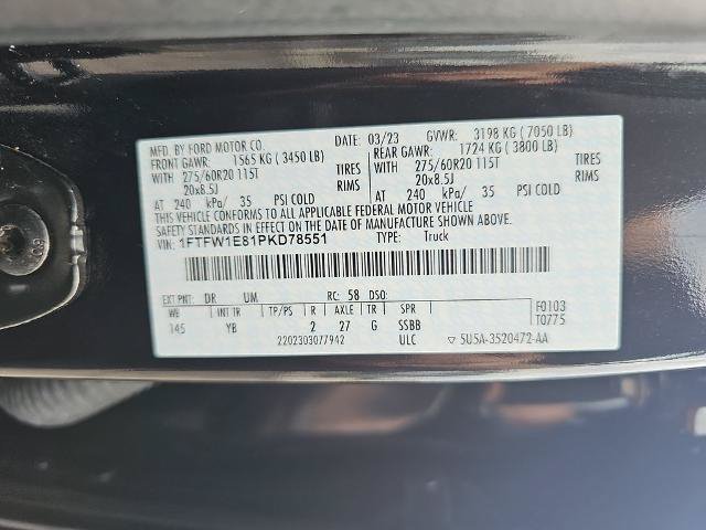Certified 2023 Ford F150 XLT w/ Equipment Group 302A High AWD/4WD image 35