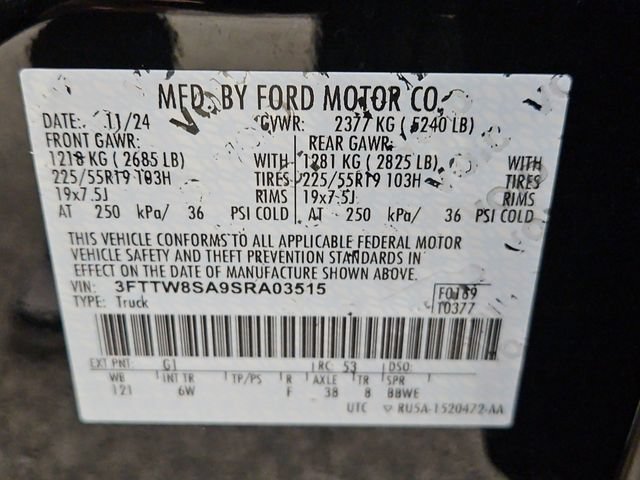 Certified 2025 Ford Maverick Lariat w/ Black Appearance Package AWD/4WD image 36