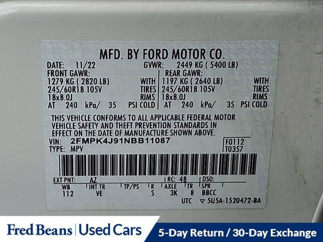 Certified 2022 Ford Edge SEL w/ Convenience Package image 25