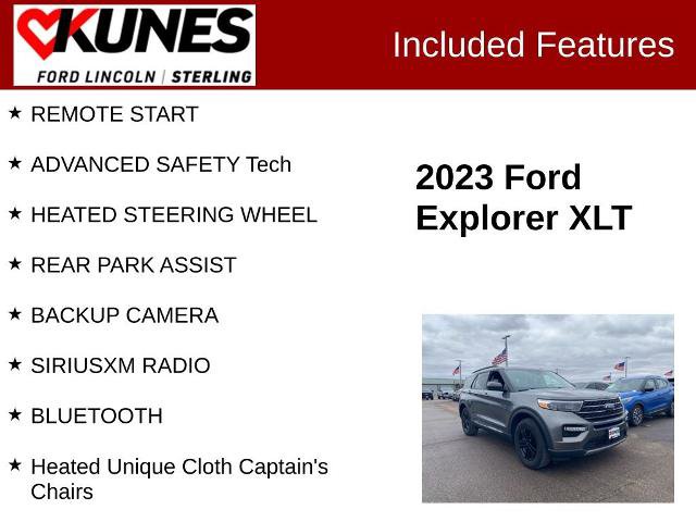 Certified 2023 Ford Explorer XLT w/ Equipment Group 202A image 2