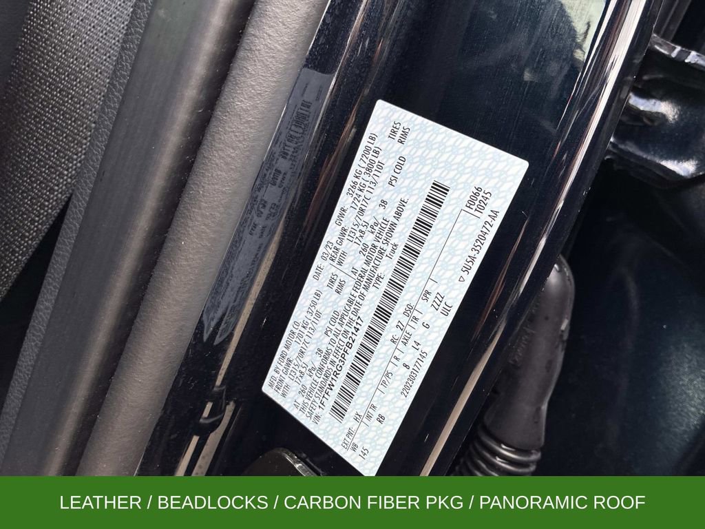 Certified 2023 Ford F150 Raptor w/ Raptor Carbon Fiber Package image 24