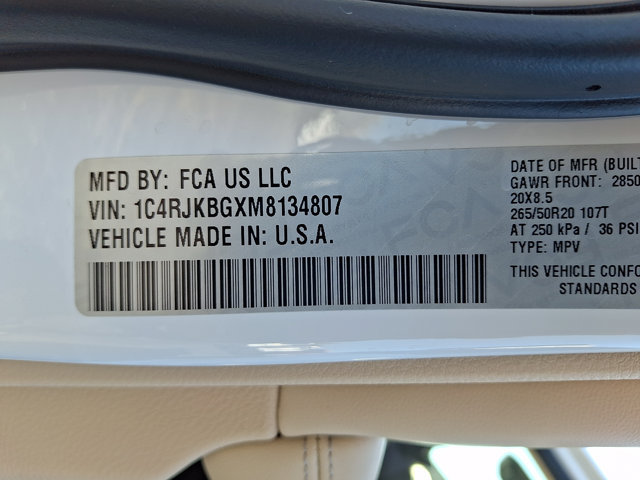 Used 2021 Jeep Grand Cherokee L Limited w/ Luxury Tech Group II AWD/4WD image 29