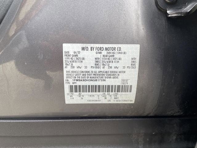 Certified 2022 Ford Explorer XLT w/ Equipment Group 202A image 33