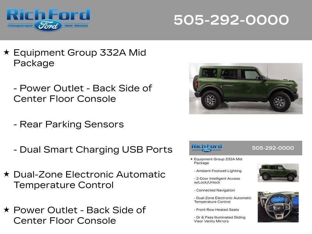 Certified 2025 Ford Bronco Badlands AWD/4WD image 71