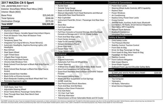 Used 2017 MAZDA CX-5 Sport image 34