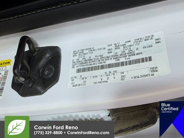 Certified 2018 Ford F150 XL w/ Equipment Group 101A Mid AWD/4WD image 33